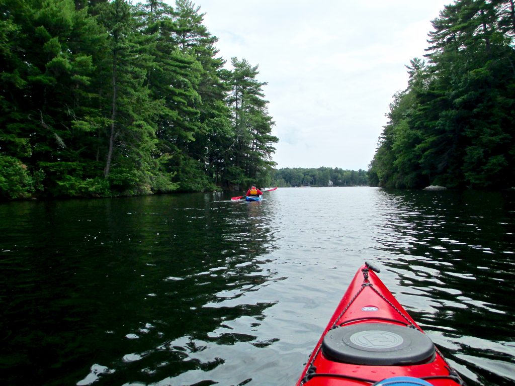 Kayaking Pawtuckaway Lake Fundy Cove Launch Nottingham, NH