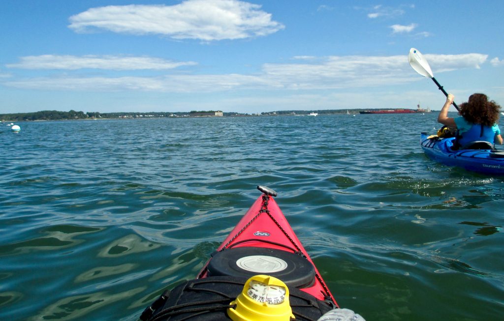 Kayaking Fort Casco Bay Portland, ME Where history and