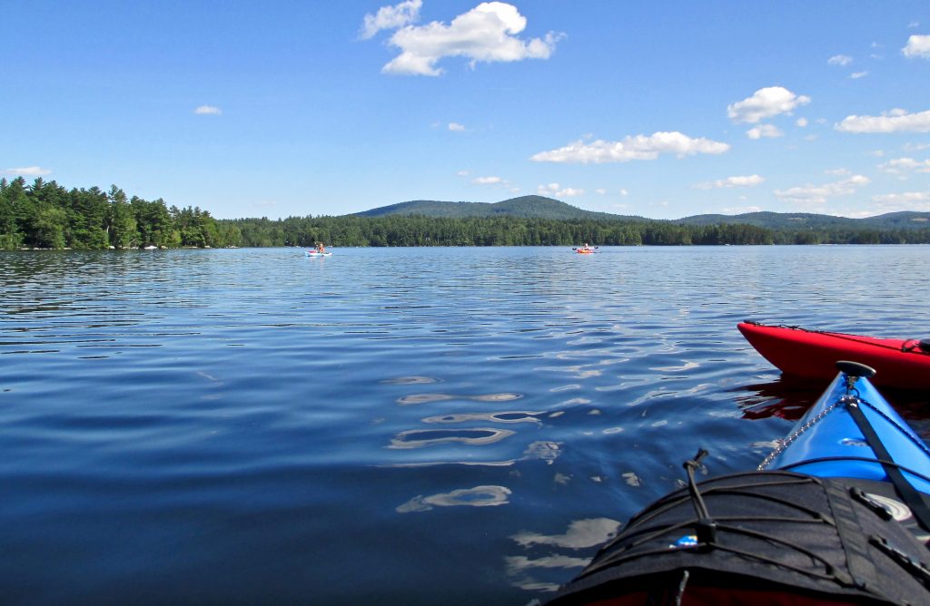 Kayaking Conway Lake Center Conway, NH Big water big views, what's